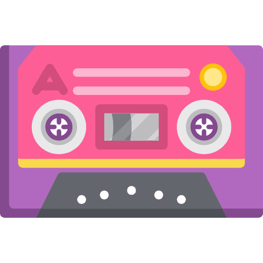 Icon of a cassette tape